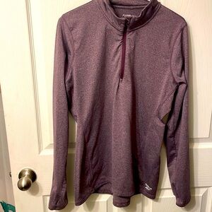 Reebok Purple Pull Over 1/2 Zip